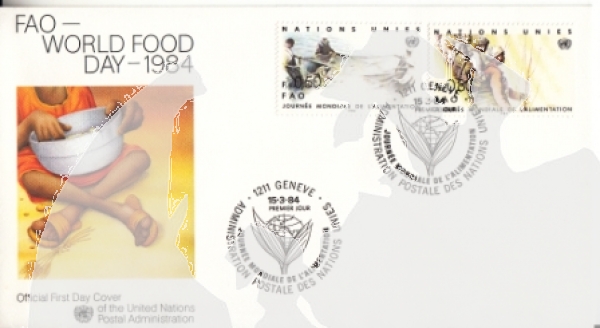 OSN Ženeva FDC 0120 / 0121 ● - 1984